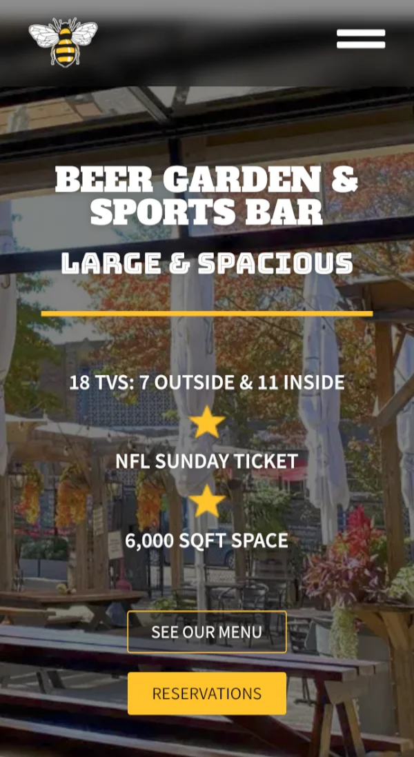 The Midlands Beer Garden & Sports Bar mobile